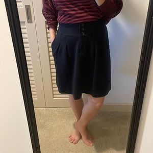 💜5 for $25 Banana Republic black stretchy a-line skirt